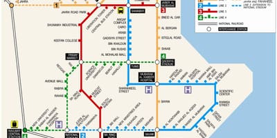 Карта метро Кувейт